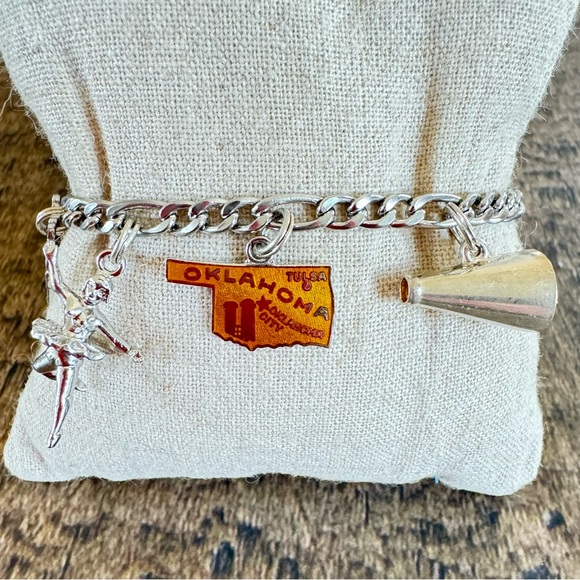 Silver Charm Bracelet from 60’s 70’s - Picture 11 of 11